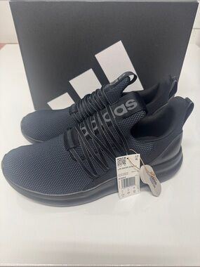Adidas Slip On Shoes Mens 11.5 WIDE Black Lite Racer Adapt